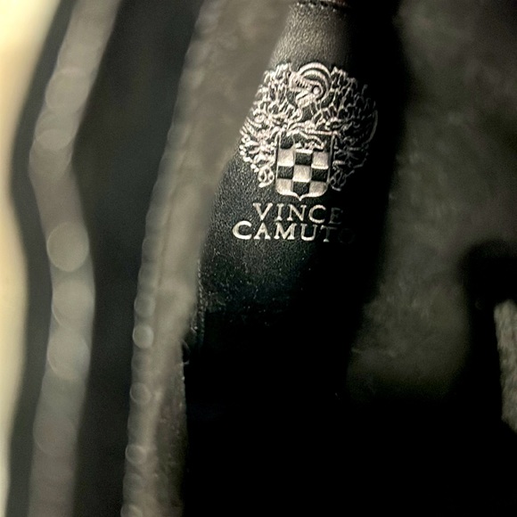 Vince Camuto Black Open Toe Ankle Boots - Picture 5 of 11